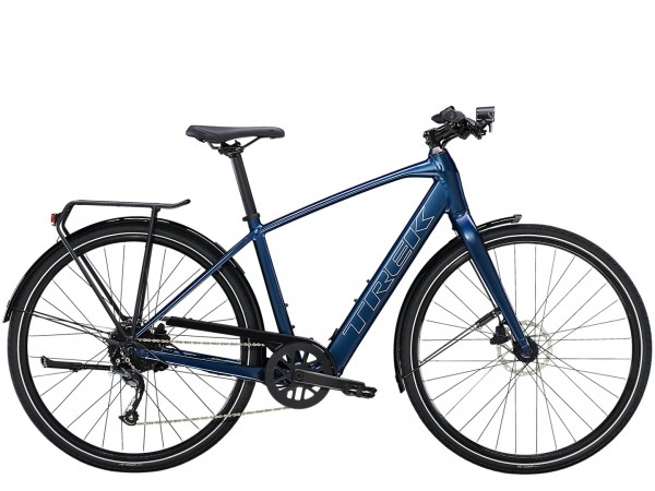 Trek FX+ 2 E-Bike 250 Wh 2023 Blue Größe XL