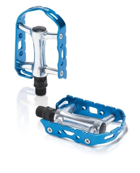XLC MTB-Pedal Ultralight V PD-M15 silber-blau